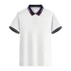 Camisa Polo de Manga Curta com Gola Lapela Masculina Moda Marca Verão Camiseta Estilo Coreano Slim Fit Fashionável 2022 Nova Versátil Business Diário