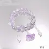 Explosões Super Fada Mori Cristal Lua Pulseira Feminina Design de Nicho Estudante Joker Cor Doce Pulseira de Namorada