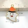 Acessórios para Joias DIY Mais Vendidos Transfronteiriços Abóbora de Halloween Joias DIY Feitas à Mão Acessórios para Joias DIY Esmaltados Criativos