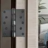 Bisagra de Acero Inoxidable 5*4 Ensanchada y Engrosada Rodamiento Silencioso Bisagra para Puerta de Habitación Resistente Transfronteriza 304 Bisagra Plana Exportación