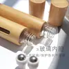 Botella Roller de Madera de Bambú Grabada de 3ml5ml10ml Botella Vacía para Aceite Esencial Botella Roller de Vidrio Resistente a la Luz Suministro de Fábrica