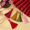 Marcador de Página Estilo Chinês Acessórios de Borla para Roupas Borla de Poliéster Borla Curta e Grossa de 8cm Borla Vertical Atacado