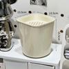 Lixeira para Borra de Chá para Uso Doméstico, Balde de Água de Chá para Mesa, Recipiente para Borra de Chá, Lixeira com Filtro para Folhas de Chá, Balde Mini para Separação de Resíduos Secos e Molhados