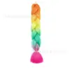 Fibra química de tres colores, cuatro colores, cinco colores, degradado, seda de alta temperatura, trenza grande, trenza jumbo, trenza burbuja, material para trenzas de cabello