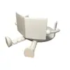 Portarrollos de Papel Higiénico Creativo Impreso en 3D, En Stock, Disponible Exclusivamente en Amazon para Ventas Transfronterizas, Portarrollos de Papel para Leer