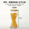 Frasco de Vidrio Cuadrado Sellado Transparente para Almacenamiento Frasco de Vidrio para Cocina Frasco para Almacenar Granos Flores Té Venta al Por Mayor