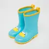 Botas de Chuva Great Dad para Crianças Meninos e Meninas Solado Macio Antiderrapante Leves Impermeáveis Botas para Jardim de Infância Bebê Crianças Médias e Grandes Botas de Chuva