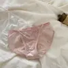 Bragas sexy de chica de deseo puro estilo francés con tirantes finos y lazo, de color liso, de malla y satén, caladas, transpirables, de tiro bajo