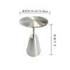 Celebridades de Internet Tienda de Té con Leche Mesa de Café Acrílico Mesa y Silla de Comedor Acero Inoxidable Mesa Redonda Pequeña Mesa Cuadrada Estilo Industrial Mesa Sólida