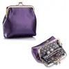 Bolsa de Joyería Exquisita para Collar y Anillo de Piel de Vaca de Primera Capa Estilo Nuevo, Bolsita de Piel Genuina Multicapa con Cierre para Guardar Lápices Labiales y Monedas