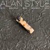 Un Nuevo Pasador de Acetato para el Cabello de Lan, Tamaño Pequeño, Etiqueta Dorada, Pinza Lateral, Pinza para Flequillo, Pasador para Mujer, Accesorio de Moda para el Cabello, Pinza para el Cabello, Adorno para el Cabello