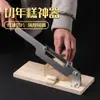 Artefacto para cortar pastel de arroz cuchillo especial para cortar pastel de gelatina de piel de burro nougat cuchillo para cortar azúcar rebanador pequeño casero para pastel de arroz