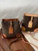 Bolso Vintage Estampado para Mujer 2026 Modelo Nuevo de Gama Alta Clásico Gran Capacidad Bolso de Hombro Cruzado