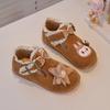 Zapatos Pequeños de Cuero para Niñas 2025 Nuevo Primavera y Otoño Suela Blanda Zapatos Tipo Mocasín Infantil Zapatos de Princesa para Niña Pequeña Bebé 3-6 Años