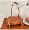 Bolsa Casual para Motocicleta Bolsa de Axila 2025 Nova Moda Versátil Super Tendência Bolsa de Ombro Simples de Luxo Bolsa Baguete