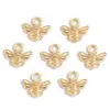 Acessórios para Joias de Liga DIY Pingente de Abelhinha Colar Pulseira Brincos Pingente Decorativo D2150