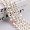 Joyería Nanyang, cuentas de concha blanca de 2-12 mm, perlas de concha hechas a mano, cuentas sueltas, accesorios de joyería DIY, venta al por mayor