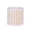 Cuerda de rafia hilo fino tejido sombrero de paja de verano para mujer, kit de materiales para tejer a mano DIY bolsa de ganchillo, cuerda de papel sin bordado