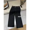 Suxinlan/YOUMO Jeans Reto Minimalista Retro Outono/Inverno com Toque Aveludado Perna Estreita Larga Z6210-1 (com cinto)