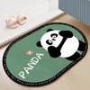 Alfombra de suelo de barro de diatomeas T-Panda absorbente para el hogar, alfombrilla antideslizante para puerta de baño, alfombra de baño, alfombrilla de secado rápido para inodoro