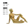 Yisaila Especial Nuevo Modelo de Ropa Interior Femenina Cuerpo Completo Dorado Busto Grande Soporte de Exhibición Maniquí de Exposición Femenino