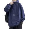 Chamarra Pulóver Funcional Americana con Media Cremallera Chaqueta Ligera Cortavientos con Capucha Sudadera Chaqueta de Primavera y Otoño para Hombre