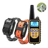 Dispositivo de Entrenamiento para Perros, Dispositivo Anti-Ladrido, Recargable, Impermeable, Anti-Ladrido, Control Remoto de Larga Distancia de 800 m, Collares de Descarga Eléctrica para Mascotas, Transfronterizo