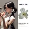 Nuevo Estilo Chino Pinza para el Cabello de Flor Rosa Suave Pinza para Moño Retro Pinza de Flor Accesorio para el Cabello de Ambiente Foto