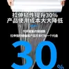 Fabricante Película Stretch de PE Filme Stretch Transparente 50cm Peso Líquido 5kg Filme Plástico PE Filme de Embalagem Industrial Lote Transfronteiriço