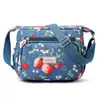 Bolsa de Tecido de Nylon Leve Repelente à Água Bolsa de Compras da Moda Bolsa de Ombro Feminina da Moda Bolsa Transversal Casual Estampada