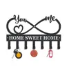 Bestseller transfronterizo HOME estante de almacenamiento de cartas gancho de cocina estante de almacenamiento de llaves del hogar metal de hierro