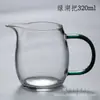 Atacado do Fabricante Vidro Borossilicato de Alta Resistência ao Calor Conjunto de Xícaras de Chá Fair Cup com Alça Transparente Espessada Acessórios para Cerimônia do Chá Mar de Chá