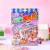 Novos Adesivos de Comida de Rua Fofos de Desenho Animado Simulação Presentes Brinquedos Infantis Materiais para Caderno Adesivos Decorativos Atacado
