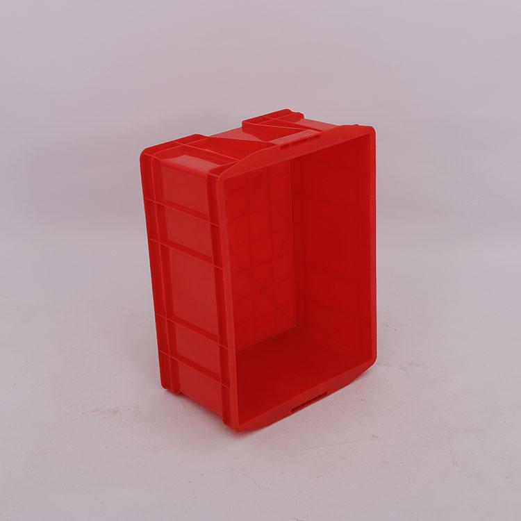 蓝色塑料周转箱 蓝色465-220工具物流运输箱仓