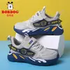 Zapatos Bobodou para Niños Primavera y Otoño Nuevo Estilo Zapatos de Malla Transpirable para Niños Niños Medianos y Grandes Superficie de Cuero Impermeable Zapatos Deportivos para Niños Pequeños