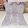 Nuevas pegatinas creativas de HelloKT con forma de hibisco, pegatinas decorativas lindas y de moda de alto valor para decoración casual