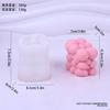 Estilo Ins Simples Irregular Cubo Mágico Bola Redonda Vela Perfumada Molde de Silicone Artesanal Decorativo Gesso Molde para Assar