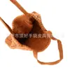 Fábrica de Dongguan Bolso de Hombro de Lana Personalizado Bolso de Hombro de Lana Versátil para Otoño Bolso de Mano de Lana Portátil para Salir
