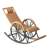 Sillón mecedor reclinable silla para persona perezosa siesta sala de estar balcón reclinable persona perezosa puede reclinarse puede dormir silla de ocio silla mecedora para ancianos
