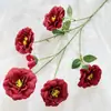 Venta Directa de Fábrica de Flores de Osmanthus Artificiales de 6 Cabezas para Arreglos Florales DIY de Boda y Hogar, Flores de Seda para Decoraciones de Festivales, Paredes de Flores y Venta al por Mayor para Bodas