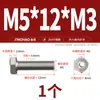 Tornillo Tuerca Adaptador Hexagonal Externo Rosca Interna/Externa de Acero Inoxidable 304 Chapado en Oro M6-M20