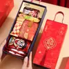 Caja de regalo de dulces para boda, dulces de recuerdo, perfecta para regalos de agradecimiento de compromiso, especial para bodas, paquete de regalo de dulces de alta gama para banquetes de boda