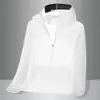 Nueva Ropa de Verano con Protección Solar de Seda de Hielo para Exploradores, Chaqueta Casual con Capucha Unisex para Exteriores con Bloques de Color para Hombre