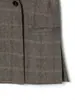 Comércio Exterior Transfronteiriço Moda Feminina Europeia e Americana Outono e Inverno 2025 Blazer Versátil de Botão Único com Lapela de Entalhe e Estampa Xadrez