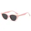 Gafas de sol retro ojo de gato con montura pequeña, Gafas de sol con protección solar y protección UV, Visores solares de alta gama a la moda para chicas americanas