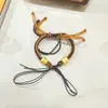 Cuerda de Mano Semi-Terminada Tejida a Mano Joyería para Cuerda de Mano Se Puede Ensartar Joyería de Mano DIY Cuerda de Mano de Cera de Abeja Dzi Pulsera Venta al por Mayor