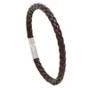 Accesorios Populares de AliExpress, Pulseras Tejidas de Cuero PU Simples Personalizadas, Accesorios Casuales y Versátiles Estilo Coreano para Estudiantes