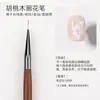 Nova Linha de Canetas para Manicure Ultra Fina Profissional Caneta para Pintura de Noz Longa e Curta Linha de Gancho Caneta Especial para Manicure Manchas Venda por Atacado