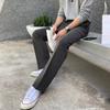 Pantalones de Hombre High Street Trendy Ins Diseño de Marca Trendy Nicho Pantalones al Tobillo Rectos Casuales Primavera y Otoño Trendy Estilo Coreano 2