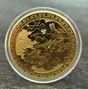 En stock moneda conmemorativa del zodiaco medalla conmemorativa de la Cultura Nacional relieve tridimensional moneda de oro del zodiaco venderá pequeños regalos